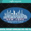 New York Giants Team All Time Legends Graphic Skyline SVG PNG Files Cricut Sublimation Digital Download, New York City Skyline Football design SVG PNG