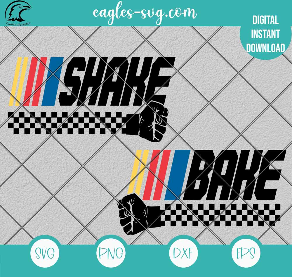 Shake and Bake SVG PNG for Cricut Design Download
