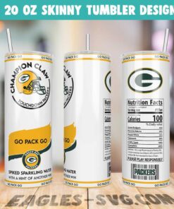 Champion Claw Green Bay Packers Tumbler Wrap PNG