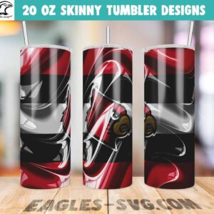Louisville Cardinals Wave Tumbler Wrap PNG