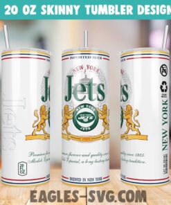New York Jets Modelo Beer Tumbler Wrap PNG