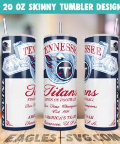 Tennessee Titans Budweiser Tumbler Wrap PNG