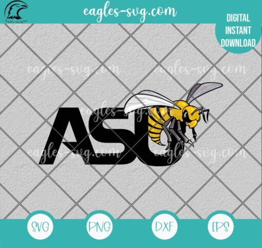 Alabama State Hornets Logo SVG PNG file for Cricut & Silhouette
