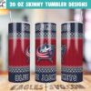 Columbus Blue Jackets Ugly Sweater Tumbler Wrap PNG