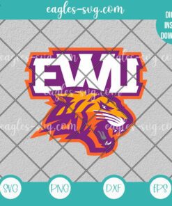 Edward Waters Tigers Logo SVG PNG file for Cricut & Silhouette