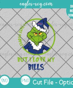 Grinch I Hate People But I Love My Bills SVG PNG Cut file