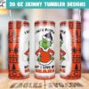 I Hate People But I Love My Bears Grinch Tumbler Wrap PNG, Christmas Chicago Bears Designs