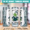 I Hate People But I Love My Eagles Grinch Tumbler Wrap PNG