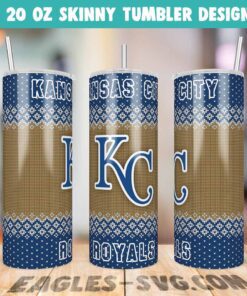 Kansas City Royals Ugly Sweater Tumbler Wrap PNG
