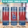 Los Angeles Dodgers Ugly Sweater Tumbler Wrap PNG