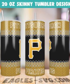 Pittsburgh Pirates Ugly Sweater Tumbler Wrap PNG