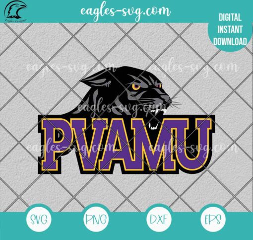 Prairie View A&M Panthers Logo SVG PNG file for Cricut & Silhouette