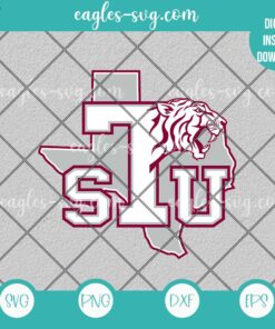 Texas Southern Tigers Logo SVG PNG file for Cricut & Silhouette