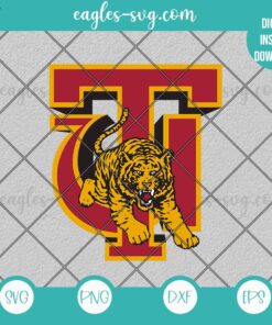 Tuskegee Golden Tigers Logo SVG PNG file for Cricut & Silhouette