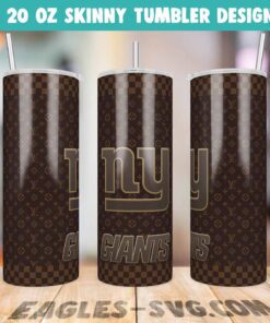 New York Giants Louis Vuitton Tumbler Wrap PNG