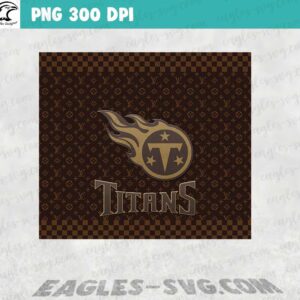Tennessee Titans Louis Vuitton Tumbler Wrap PNG Design, Tennessee Titans 20oz Skinny Tumbler Designs - Image 2