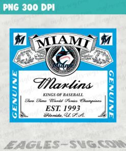 Miami Marlins Budweiser PNG file