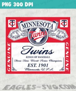 Minnesota Twins Budweiser PNG file