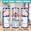 New York Mets Kings Of Baseball PNG Tumbler Design