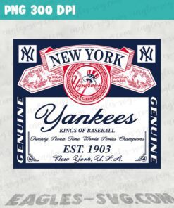 New York Yankees Budweiser PNG file