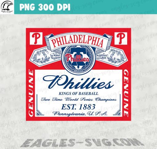 Philadelphia Phillies Budweiser PNG file