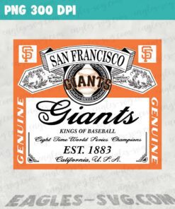 San Francisco Giants Budweiser PNG file