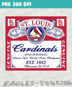 St. Louis Cardinals Budweiser PNG file