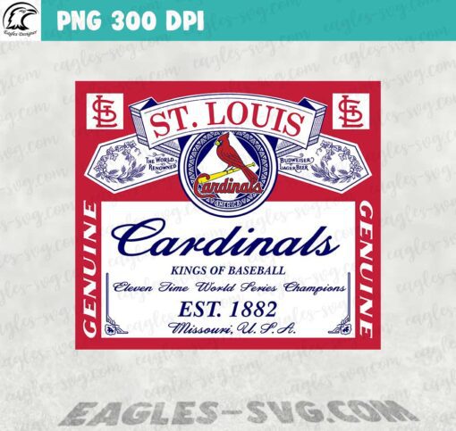 St. Louis Cardinals Budweiser PNG file