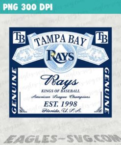 Tampa Bay Rays Budweiser PNG file