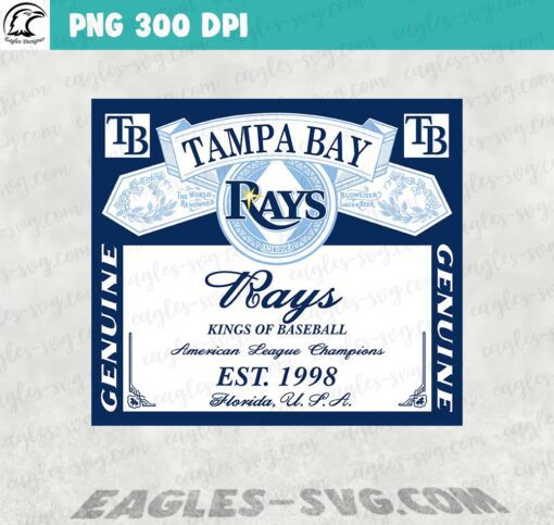 Tampa Bay Rays Budweiser PNG file