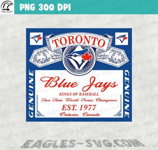 Toronto Blue Jays Budweiser PNG file