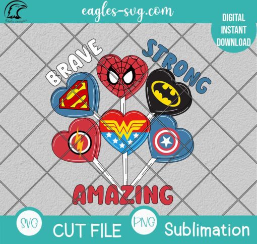 Valentine Superhero PNG SVG, Valentines Day Cricut Silhouette Clipart Sublimation