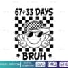 67+33 Days Bruh SVG PNG EPS - Free Instant Download