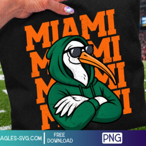 University of Miami Ibis Mascot PNG - Free Download